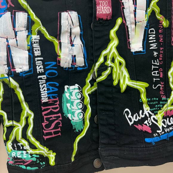 Copper Rivet Denim Jacket - Picture 6 of 8